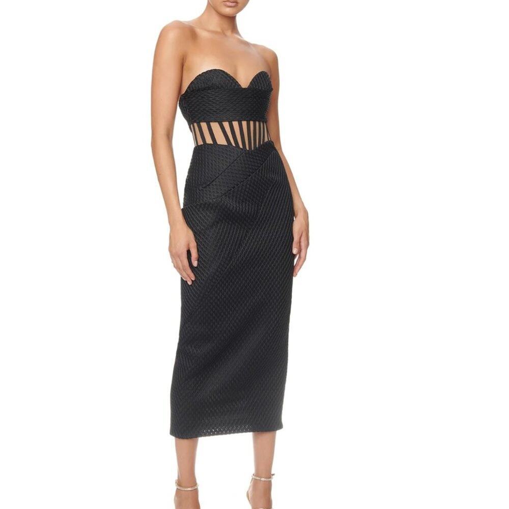 NWT Eliya The Label Zariah Dress Black size XL - Picture 3 of 5